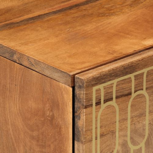 Нощно шкафче 50x33x60 см мангово дърво масив