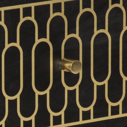 Страничен шкаф 60x33x75 см манго масивно дърво