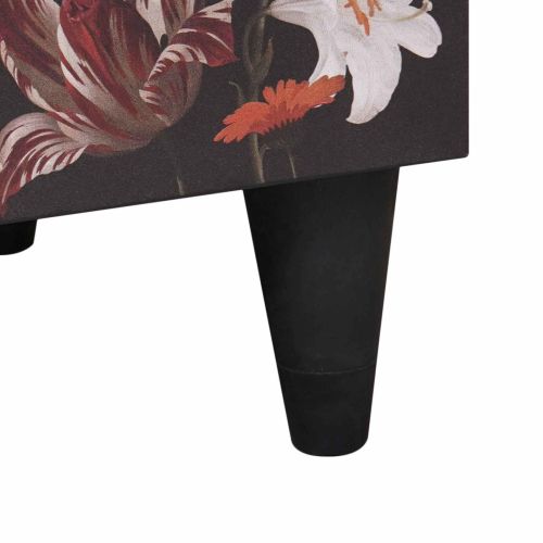 Нощно шкафче Многоцветен 50 x 33 x 60 см Солидно мангово дърво