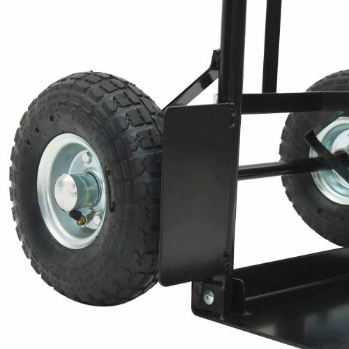 Ръчна количка Черен и Червен 57 x 46 x 113 см Стомана