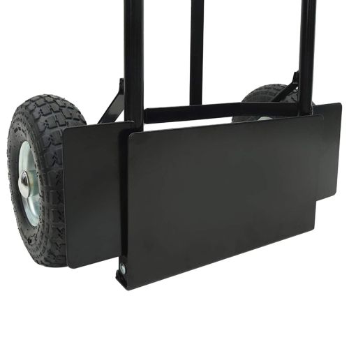 Ръчна количка Черен и Червен 57 x 46 x 113 см Стомана