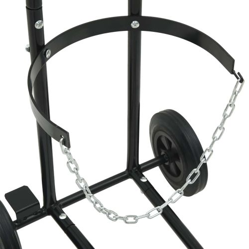 Ръчна количка Черен и Червен 49 x 49 x 101 см Стомана