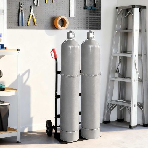 Ръчна количка Черен и Червен 63 x 43,5 x 110 см Стомана