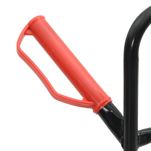 Ръчна количка Черен и Червен 64,5 x 49,5 x 114 см Стомана