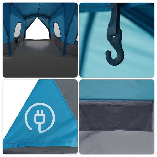 Наметало Синьо 680 x 510 x 210 см 185T полиестер с PU покритие