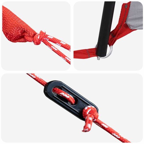 Наметало с покрив Сив и оранжев 680 x 510 x 210 см