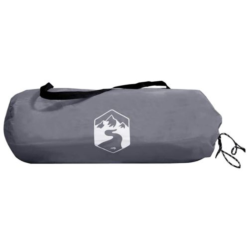 Тунелна палатка с покрив Сив и оранжев 318 x 275 x 140 см