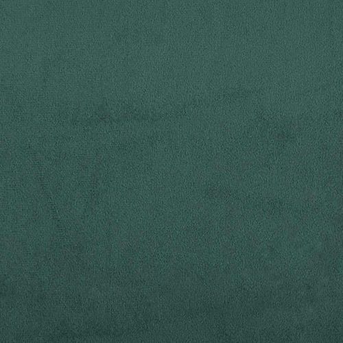 Боксспринг легло с матрак, тъмнозелено, 90x210 см, кадифе