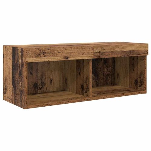 Стойки за телевизор 4 pcs Старо дърво Инженерно дърво