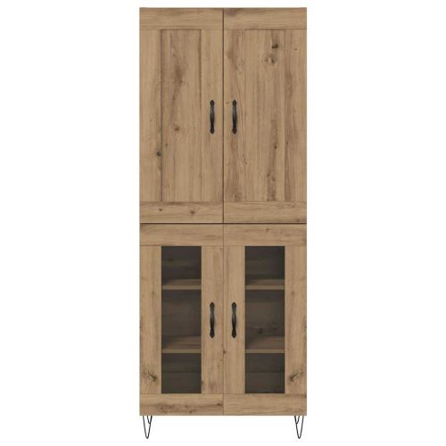 Висок шкаф Дъб 69,5 x 34 x 180 см Инженерно дърво