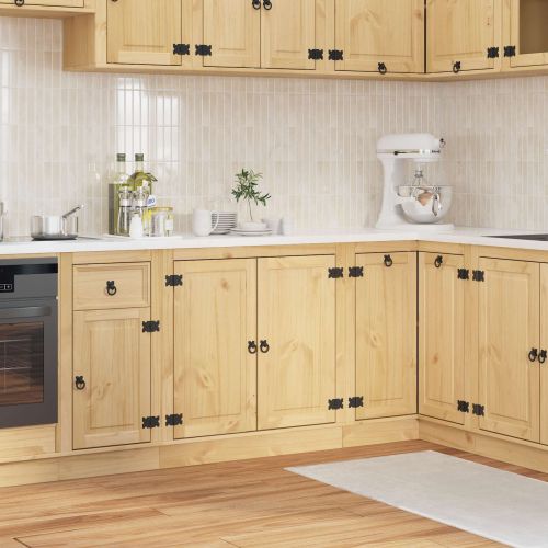 За шкафове с рафт Меден 80 x 46 x 81,5 см Солидно борово дърво