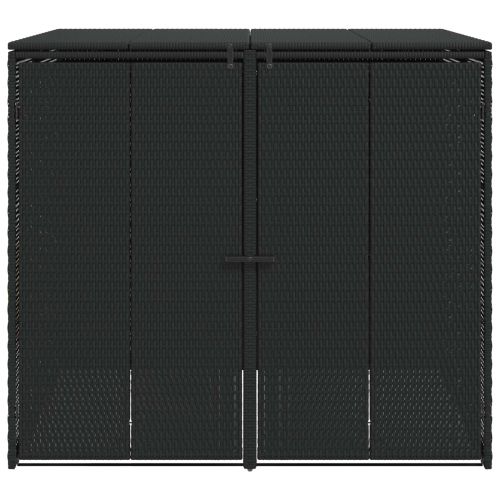 Кутия за боклук 2 pcs Черно 65 x 80 x 115 см Полиетилен