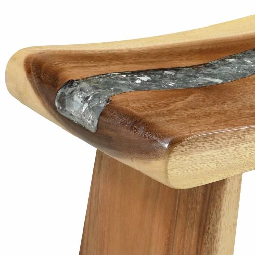 Бански стол Естествен 50 x 30 x 45 см Естествено дърво