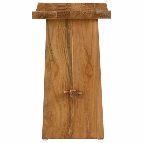 Бански стол Кафяво 50 x 29,5 x 50,5 см Солидно тиково дърво