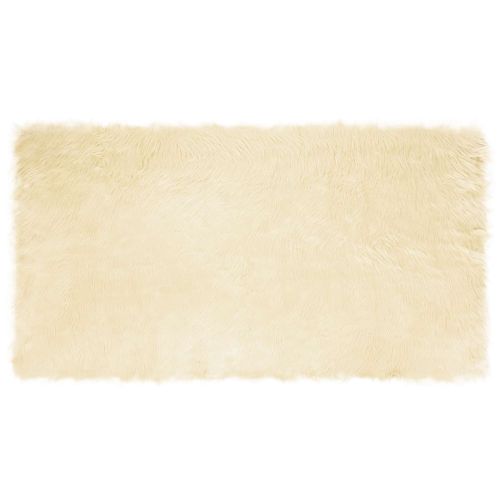 Изкуствен овчи килим Tafalla Крем 60 x 110 cm Полиестер