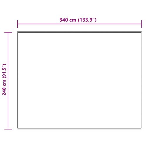 Изкуствен овчи килим Tafalla Крем 240 x 340 см Полиестер