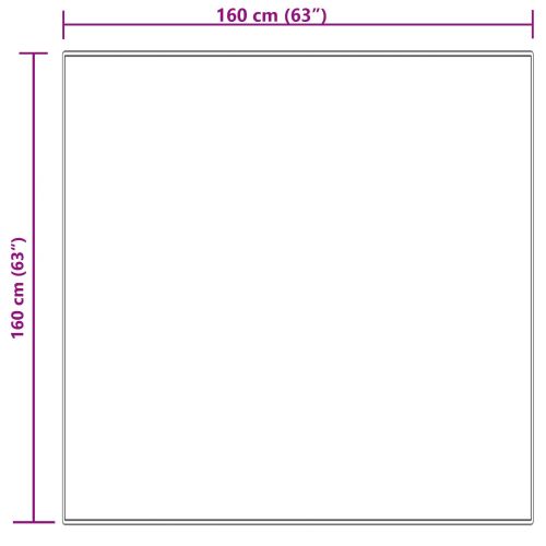 Изкуствен овчи килим Tafalla Крем 160 x 160 cm Полиестер