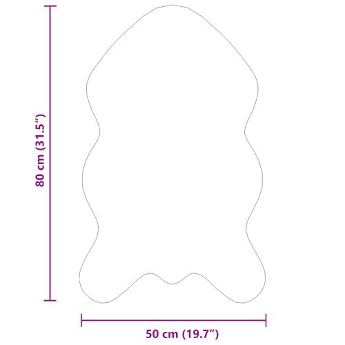 Изкуствен овчи килим Tafalla Крем 50 x 80 cm Полиестер