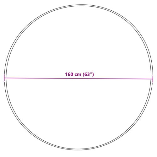 Изкуствен овчи килим Tafalla Сив Ø 160 cm Полиестер