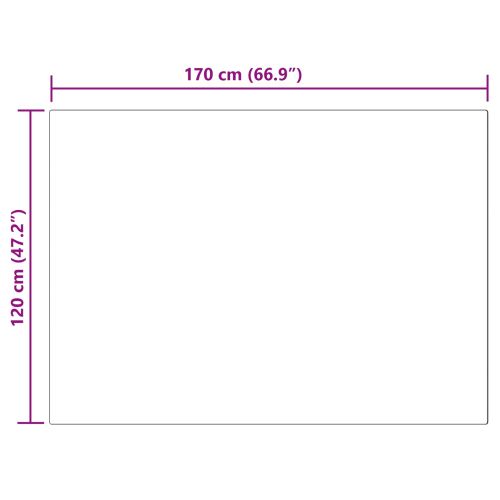 Изкуствен овчи килим Tafalla Черно 120 x 170 cm Полиестер
