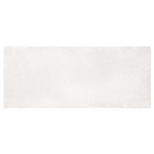 Килим с изкуствена заешка козина Olite Бяло 80 x 200 cm