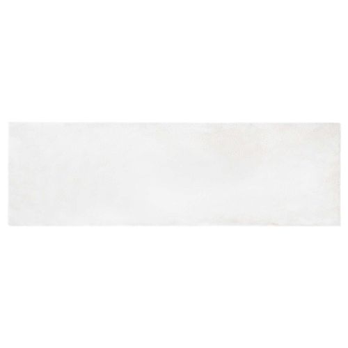 Килим с изкуствена заешка козина Olite Бяло 80 x 250 cm