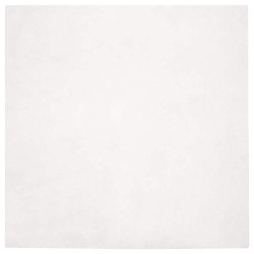 Килим с изкуствена заешка козина Olite Бяло 200 x 200 cm