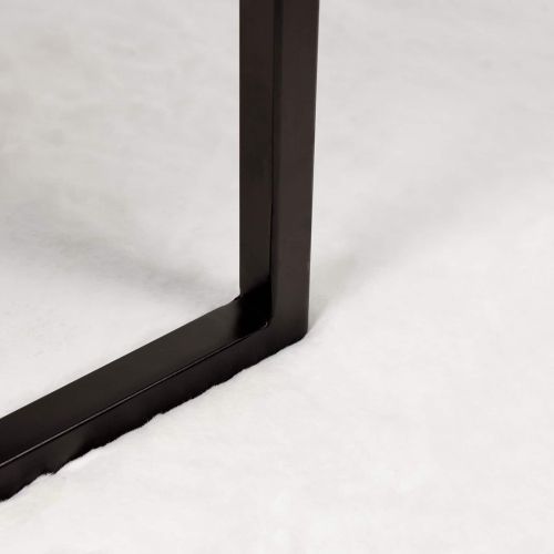 Килим с изкуствена заешка козина Olite Бяло Ø 160 см Полиестер