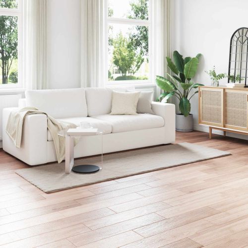 Килим с изкуствена заешка козина Olite Бежово 80 x 250 cm