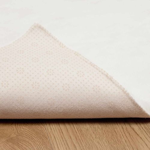 Килим с изкуствена заешка козина Olite Крем 80 x 250 cm