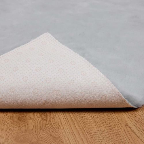 Килим с изкуствена заешка козина Olite Сив 200 x 280 см