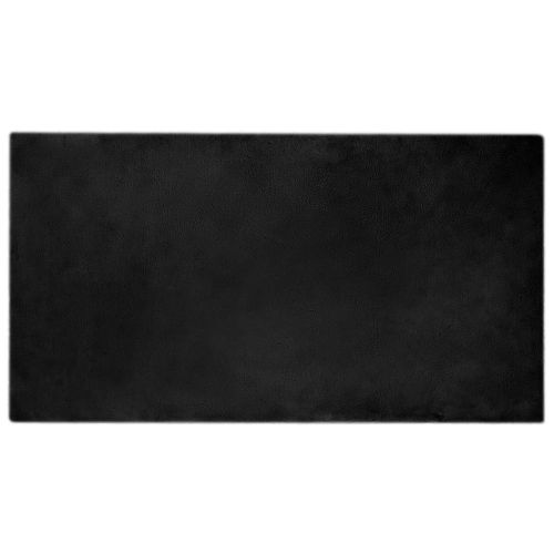 Килим с изкуствена заешка козина Olite Черно 80 x 150 cm