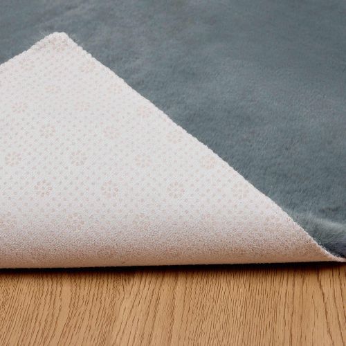 Килим с изкуствена заешка козина Olite Антрацит 200 x 280 см