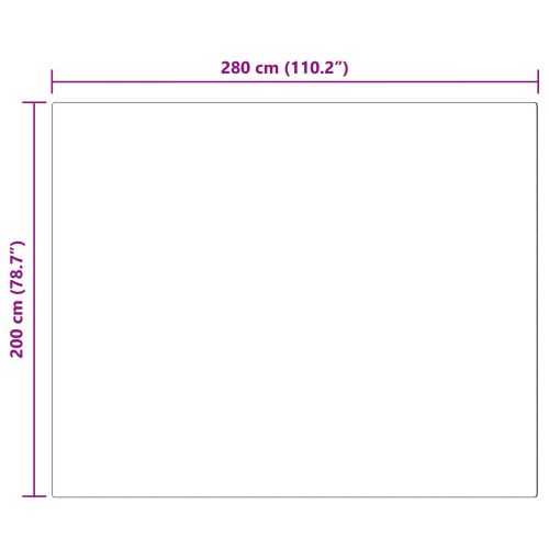 Килим с изкуствена заешка козина Olite Антрацит 200 x 280 см