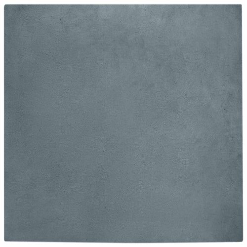 Килим с изкуствена заешка козина Olite Антрацит 240 x 240 cm