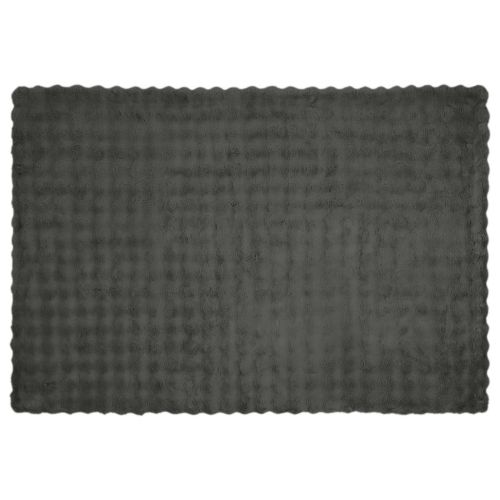 Пухено одеяло от зайче 4 pcs Тъмен сив 150 x 220 cm Полиестер