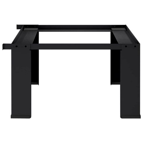 Педестал за пералня Черно 64 x 55 x 32.5 см Стомана