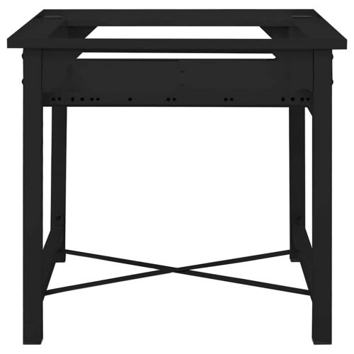 Педестал за пералня Черно 64 x 55 x 32.5 см Стомана