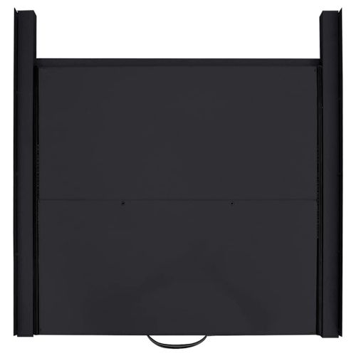 Интермедиина етажерка за пералня Черно 60 x 60 x 8 см Стомана