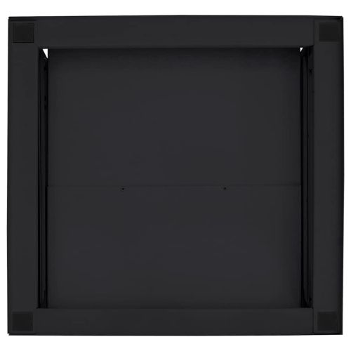 Педестал за пералня Черно 64 x 55 x 32.5 см Стомана