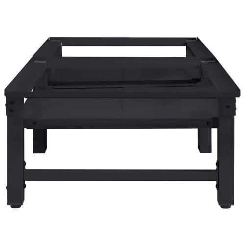 Педестал за пералня 2 pcs Черно 64 x 55 x 32.5 см Стомана