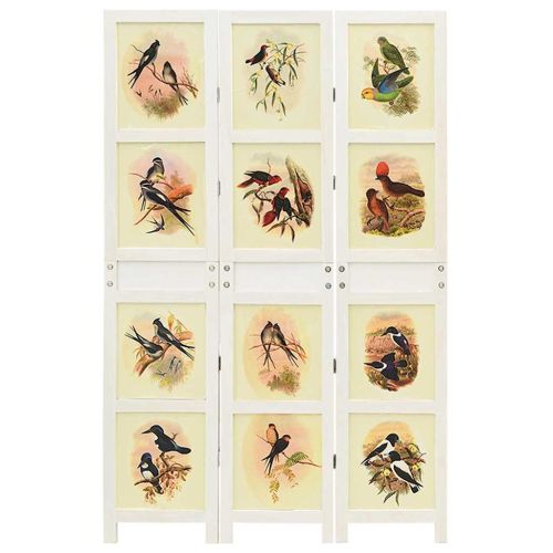 Ромdivider панел Бяло 212 x 165 см МДФ