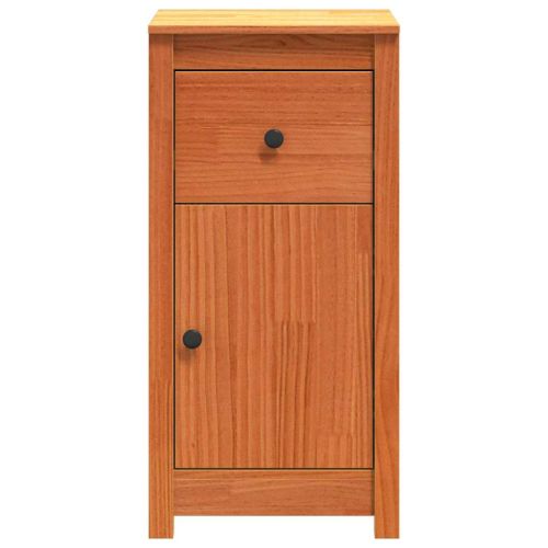 Служебен шкаф 2 pcs Кафяво с восъчно покритие 39 x 34,5 x 80 см