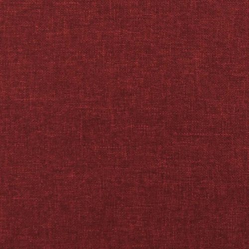 Изправящ масажен стол, виненочервен, текстил