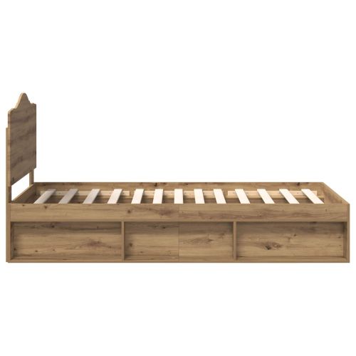 Рамка за легло Дъб Артизан 100 x 200 cm Солидно борово дърво