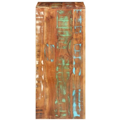 Страничен шкаф, 55x33x75 см, регенерирано дърво масив