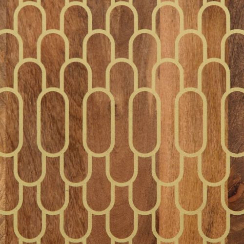 Страничен шкаф 60x33x75 см манго масивно дърво