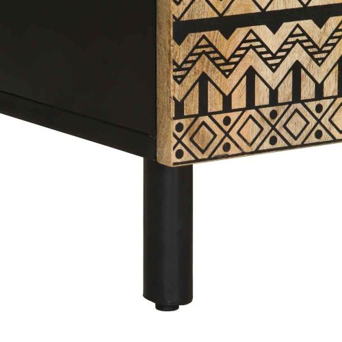 Бюфет 60x33,5x75 см грубо мангово дърво масив