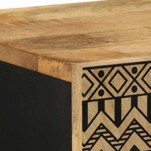 Висок шкаф 40x33,5x110 см грубо мангово дърво масив