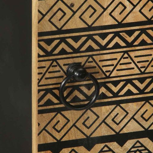 Висок шкаф 40x33,5x110 см грубо мангово дърво масив